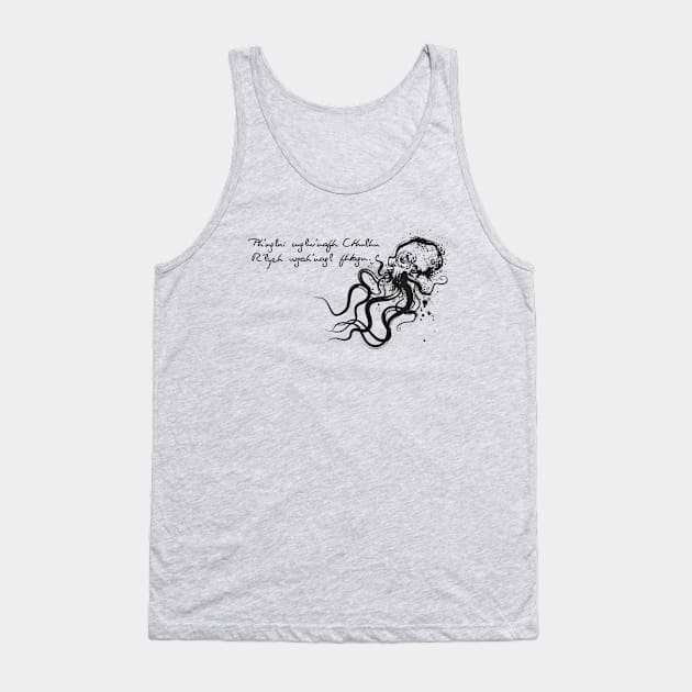 God of R´lyeh Tank Top by DrMonekers